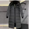 Puff2023 Дизайнерская куртка женская зимняя парка «Канадский гусь» модная ветрозащитная теплая куртка с буквенным принтом пуховая толстовка для пар90279041