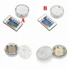 Umlight1688 2 estilos com controle remoto, 10 LED submersível LED RGB à prova d'água luz LED operada por bateria luz para vaso de festa de casamento LL