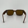 Millionaire Solglasögon för män och kvinnor Square Full Frame Vintage 1165 1.1 Unisex Shiny Gold Good Sell Plated Top Quality 96006 L6IG