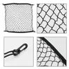 2024 2024 6 Size Car Boot Trunk Net Mesh Elastic Nylon Rear Back Cargo Trunk Storage Organizer Luggage Net Holder Car Accessories