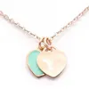Designer Necklace Love Necklace 18K Gold Luxury Jewelry Tiffanyjewelry Valentine Day Mother'day Gift Designer Jewelry Pendant 575