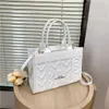 حقيبة Tote MJ Canvas Marc الكتف Crossbody مقبض تغطية واحدة مصممة حقيبة نساء عرض أزياء الأزياء حقيبة تسوق