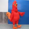 Mascotte Giocoso Pollo Grande Gallo Costume da bambola del fumetto Adulto che cammina Turchia Prop Costume da bambola Costume da mascotte per feste di Natale