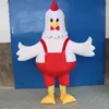 Mascotte Giocoso Pollo Grande Gallo Costume da bambola del fumetto Adulto che cammina Turchia Prop Costume da bambola Costume da mascotte per feste di Natale