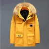 Canadian Winter Jackets Thick Warm Goose Men's Down Parkas Work Clothes Jacket Outdoor Fashion Keeping Couple Live Broadcast Coat712337