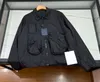 2023メンズパーカースウェットシャツヤギレザージャケットスーツ黒と白の本物の服ウィンドブレイカージャケットストップマカイ