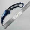 9Inch Ztech Blade Karambit Knife Polymer Finish With Nylon Sheath