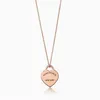 Designer ketting liefde ketting 18k gouden luxe sieraden Tiffanyjewelry Valentijnsdag moeder 'Day Gift Designer sieraden hanger 770