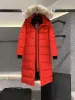 Style Famous Designer Women Down Jackets Brodery Letters Canadian Winter Hooded Gooses Coat Outdoor Mens Long Clothing Windproof