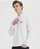 Designer di magliette maschile uomo polo polo da uomo magliette a maniche lunghe tees a maniche lunghe.