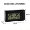 Thermomètre de sortie d'air de voiture 2 en 1, horloge électronique, affichage numérique Led, avec rétro-éclairage, fournitures de voiture lumineuses, 2024