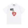 Moschino T Shirt Women's T-shirt Sunmmer Womens Mens Designers Shirts Moschinos Tshirts Fashion Letter Printing Short Sleeve Tees Luxurys Casual Clothes Tops 6819