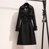 Nowy bur Bur Womens Trench Burbryys Women Coats Designer Women Długość wiatrówka beżowa beżowa podwójna piersi