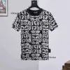 Uomo All-over Plein Plain NECK designer Philipps Phillip Brand Pleins T-shirt firmata Philipps Uomo Streetwear Magliette Pp PP Skull Hop T-SHIRT ROUND B 349