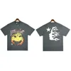 T-Shirts HELLSTAR Y2K T-Shirt Herren Damen Haruku Gothic Hip Abstrakte Grafikdruck T-Shirt 2023 Übergroße Kurzarm-Tops