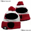 Chicago''bulls''bobble Hats Berretti da baseball 2023-24 Fashion Designer Bucket Hat Chunky Knit Faux Pom Beanie'' Cappello natalizio