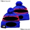 Indiana''pacers''bobble Hats Casquettes de baseball 2023-24 Chapeau de seau de créateur de mode Gros tricot Faux Pom Beanie'' Chapeau de Noël