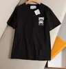 Moschino kvinnor herr designers t skjortor tshirts mode brev tryckning kort ärm lady tees lyxys casual klädtoppar t-shirts kläder moschinos skjorta 2502