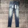 2023 Pantalons en denim Hommes Designer Jean Hommes Pantalons noirs Haut de gamme Qualité Design droit Rétro Streetwear Pantalon de survêtement décontracté Designers Purple Jeans a1