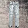 2023 Pantalons en denim Hommes Designer Jean Hommes Pantalons noirs Haut de gamme Qualité Design droit Rétro Streetwear Pantalon de survêtement décontracté Designers Purple Jeans a1