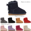 Mini Bow Kids Toddler Boots Australie Girls Croes Booties Designer Classic Winter Snow Boot Baby Kid Yough UG Sneakers Bailey
