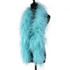 Plumes d'autruche naturelles Boa 0.5 à 4 mètres, 6 plis, garniture d'écharpe pour vêtements de Costume, accessoire de couture, plumes longues
