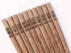 New arrival Creative Personalized Wedding favors and gifts, Customized Engraving Wenge wood Chopsticks Free custom logo 12 LL