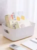 Desktop plastic cosmetic classification lunch box, snack storage basket