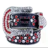 Ceinture de créateur pour hommes et femmes, ceinture en diamant brillant, cadeau de mode multicolore avec strass étincelants