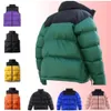 Diseñador para hombre Chaquetas de plumón Chaqueta acolchada Parkas con capucha Impresión de letras Ropa de pareja Ropa de abrigo Cazadora Marrón Casual Grueso Rosa Azul