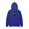 PLAY Hoodie Men's Designer Hoodies Com Des Garcons Hoodie New Sweatshirt CDG Hoodie Multiheart Zip Up Hoodie XL Fad Brand 8557