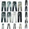 Designer für Männer Frauen Hosen Lila Marke Jeans Sommer Loch 2023 Neue Stil Stickerei Selbst 583 900 895