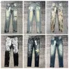 Designer Mens Purple Jeans Denim Trousers Fashion Pants High-End Quality Straight Design Retro Streetwear Casual Sweatpants JOGGERS 535 818 245