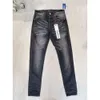Brand Designer Mens Denim Trousers Fashion Pants Straight Design Retro Streetwear Casual Sweatpants Purple Jeans589388