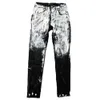 Ksubi Designer Purple Pants Pantalones Mens Ripped Straight Regular Denim Tears Washed Old Jeans 1 978