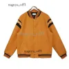 40offmens Jackets Designer Clothing Casual Coats Rhude Trend Brand American Lighing Patch Leather Design Loose Bomber Jacket Mens 560 992 979