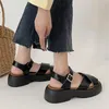 2024 chaussures sandales été femmes plate-forme femme décontracté plage semelle épaisse chaussures plates INS concepteur 20824 39430