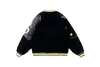 Kapital Kountray Rayon Velvet Bombacı Ceket Kafatası Baskı Ceket Erkek Ceketleri Vintage Yastıklı Down Jacket Puffer Coats Street Giyim Kıyafetleri Depolama Yastığı
