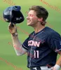 Zach Fogell Connecticut Huskies Maillot de baseball Jack Sullivan 34 Brady Afthim 36 Justin Willis 47 Will Nowak Jack Petersen Uconn Maillots cousus sur mesure pour hommes et jeunes