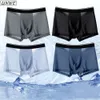 Breathable Mesh Men Panties Man Boxer Mens Ice Silk Seamless Boyshots Pants Large Size Underwear L XL