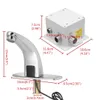 Banyo Otomatik Kızılötesi Lavabo Eller Dokunsuz Ücretsiz Musluk Sensörü Musluk Soğuk Su Tasarrufu Endüktif Elektr Havza Monzeri LL