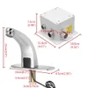 Rubinetto automatico per lavabo a infrarossi per bagno, rubinetto senza tocco, rubinetto con sensore, risparmio di acqua fredda, miscelatore per lavabo elettrico induttivo LL