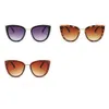 Eyeglasses Fashion Women's Cat Eye Personalized Leopard Print Tone Sunglasses