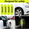 Upgrade Upgrade Gm Reflective Door Security Tape Open Warning Reflective Sticker Decals Auto Parts Car Interior Reflective Stickers