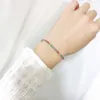 Rainbow Bracelet Ins Small Design Minimalist Female Sterling Sier Super Sparkling Full Diamond Zirconia Student Gifts to Best Friends