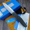 Osborne-cuchillo EDC BM de bolsillo plegable, hoja de Tanto con borde plano, herramienta táctica de supervivencia para acampar, mango de fibra de carbono, 940