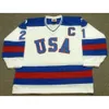 1980 Rob GH McClanahan Team USA K1 HOCKEY JERSEY CHRISTOFF STEVE JANASZAK KEN MOROWクリスチャンデイブシルクジョンハリントンボブスターレア