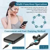 Draadloze oortelefoon Opladen mobiele telefoonhoes Handsfree hoofdtelefoon met één oor en microfoon voor Ios Android mobiele telefoon V