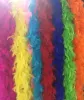 Pink Chandelle Feather Boa 200cm/pcs Wrap Burlesque Can Can Saloon Sexy Costume Accessory Turkey Marabou Feather Boa Many Colors 12 LL