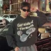 Sweats à capuche pour hommes Sweatshirts Amérique Mode Hommes Femmes Broken Planet 3D Imprimer Sweat à capuche en vrac Rétro Anime Pull Y2K Harajuku Sweat-shirt 861